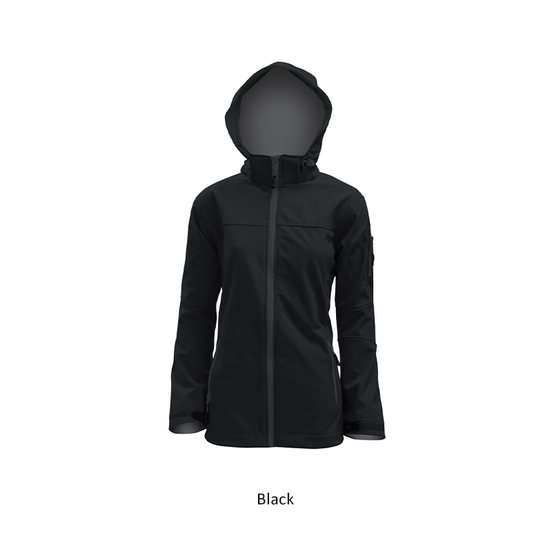 THERMATECH Women's Soft Shell Jacket (Black)