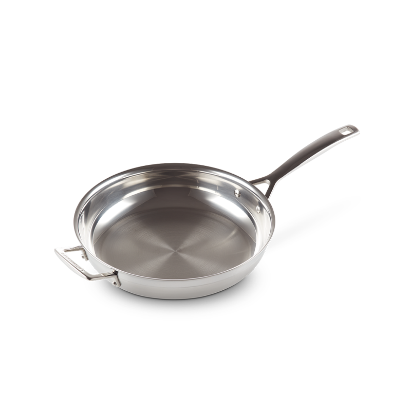 Le Creuset 3-Ply Stainless Steel Uncoated Frying Pan (32cm)