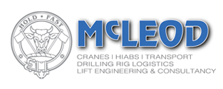McLeod Cranes, Hiabs, Transport and Drilling Rig Logistics