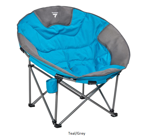 Torpedo7 Super Deluxe Adult Moon Chair (Teal/Grey)