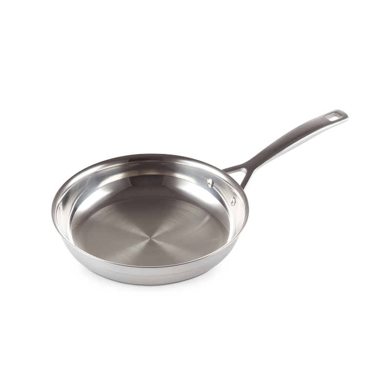Le Creuset 3-Ply Stainless Steel Uncoated Frying Pan (24cm)