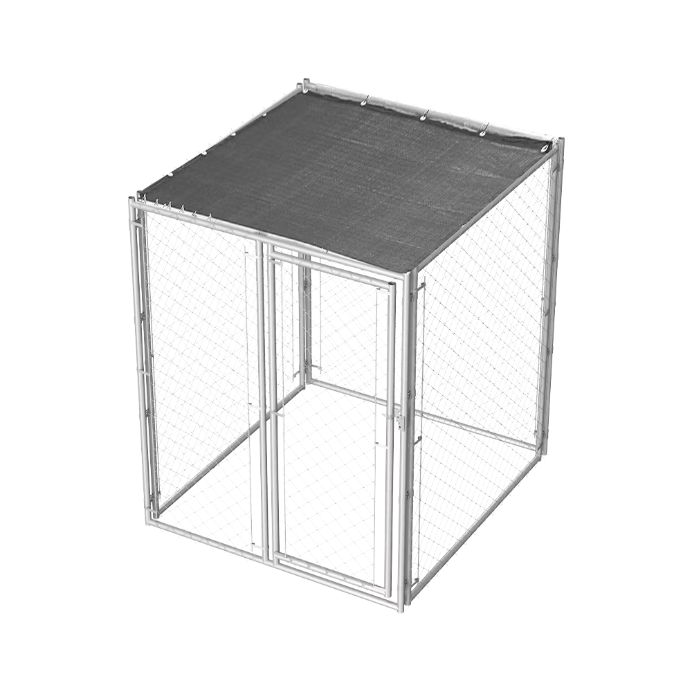 Dog run with top cheap